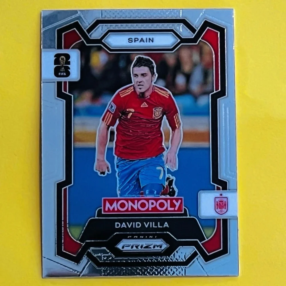 2026 Panini Prizm FIFA World Cup 26 Monopoly #44 David Villa Spain‎ Base Card